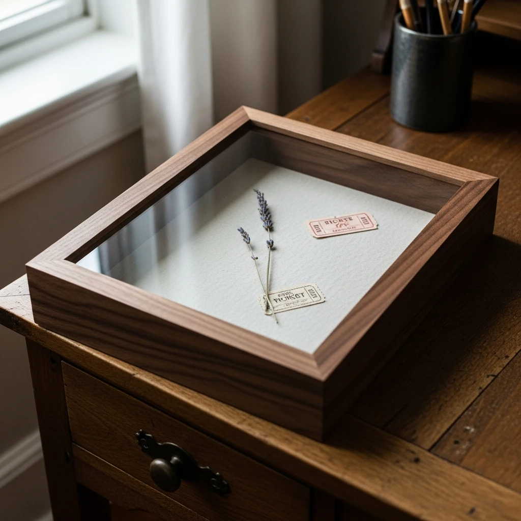 Memory Shadow Box - 50 Beautiful Paper Anniversary Gift Ideas For Him (Budget-Friendly)