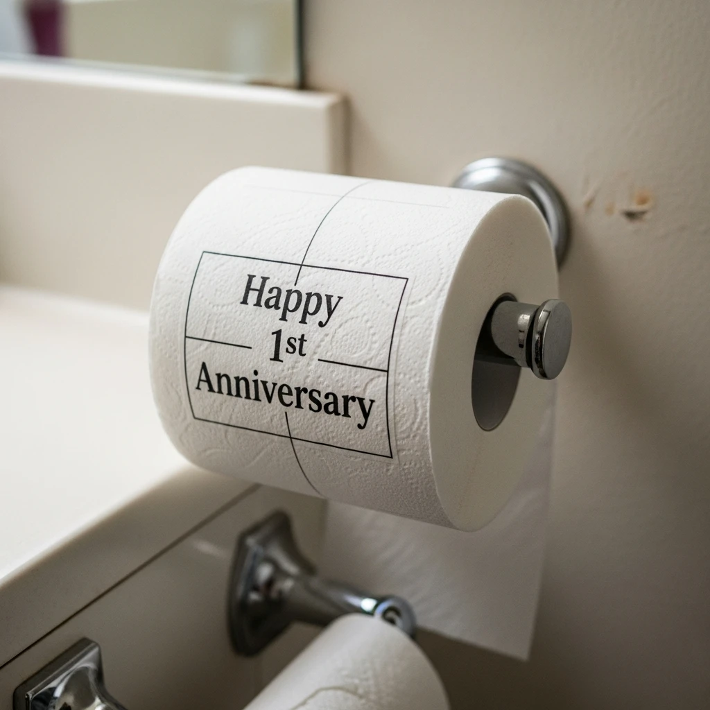 Funny Toilet Paper - 50 Beautiful Paper Anniversary Gift Ideas For Him (Budget-Friendly)