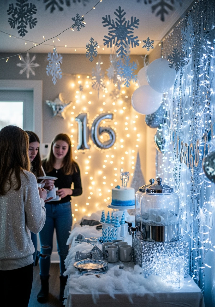 Winter Wonderland Bash - 50 Best 16th Birthday Party Ideas for an Epic Sweet Sixteen