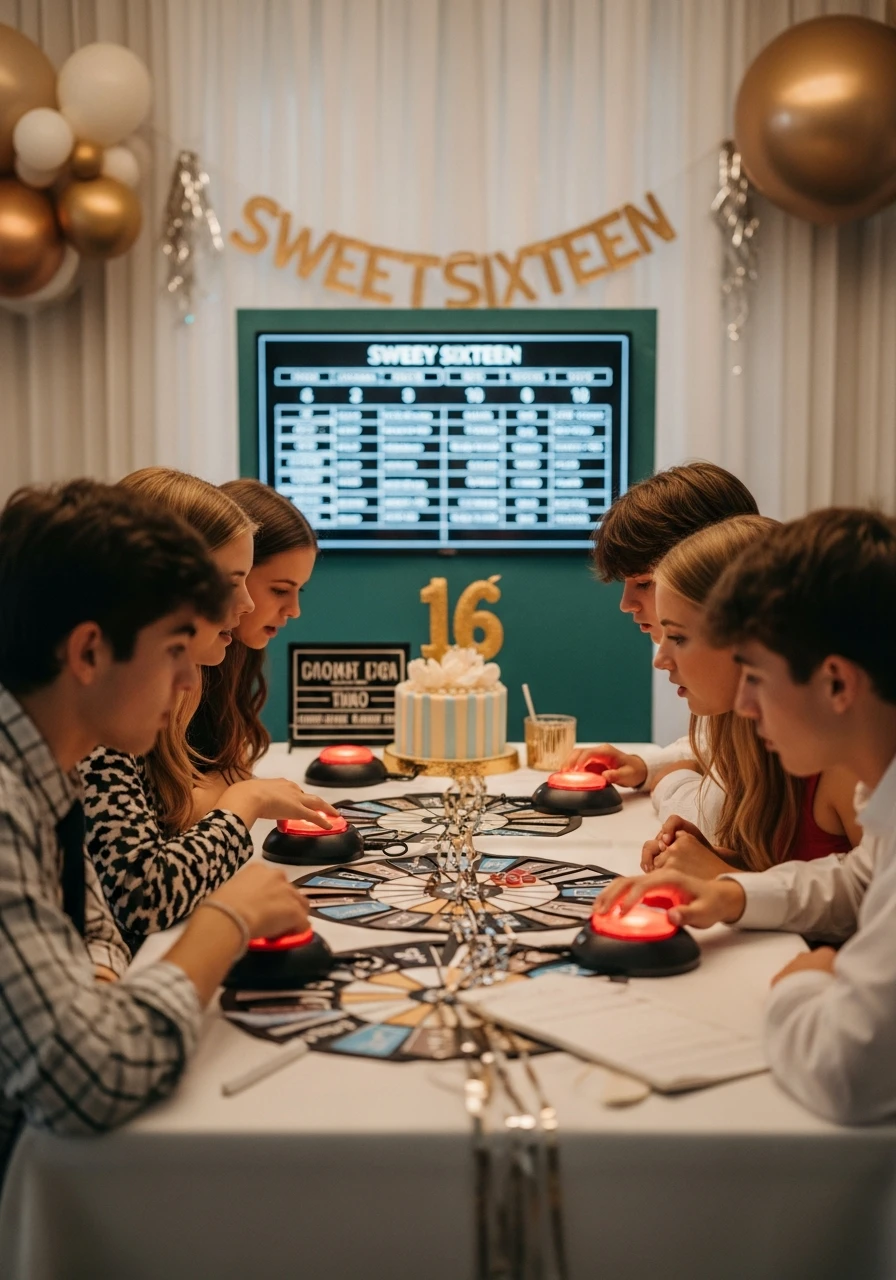 Game Show Contest - 50 Best 16th Birthday Party Ideas for an Epic Sweet Sixteen