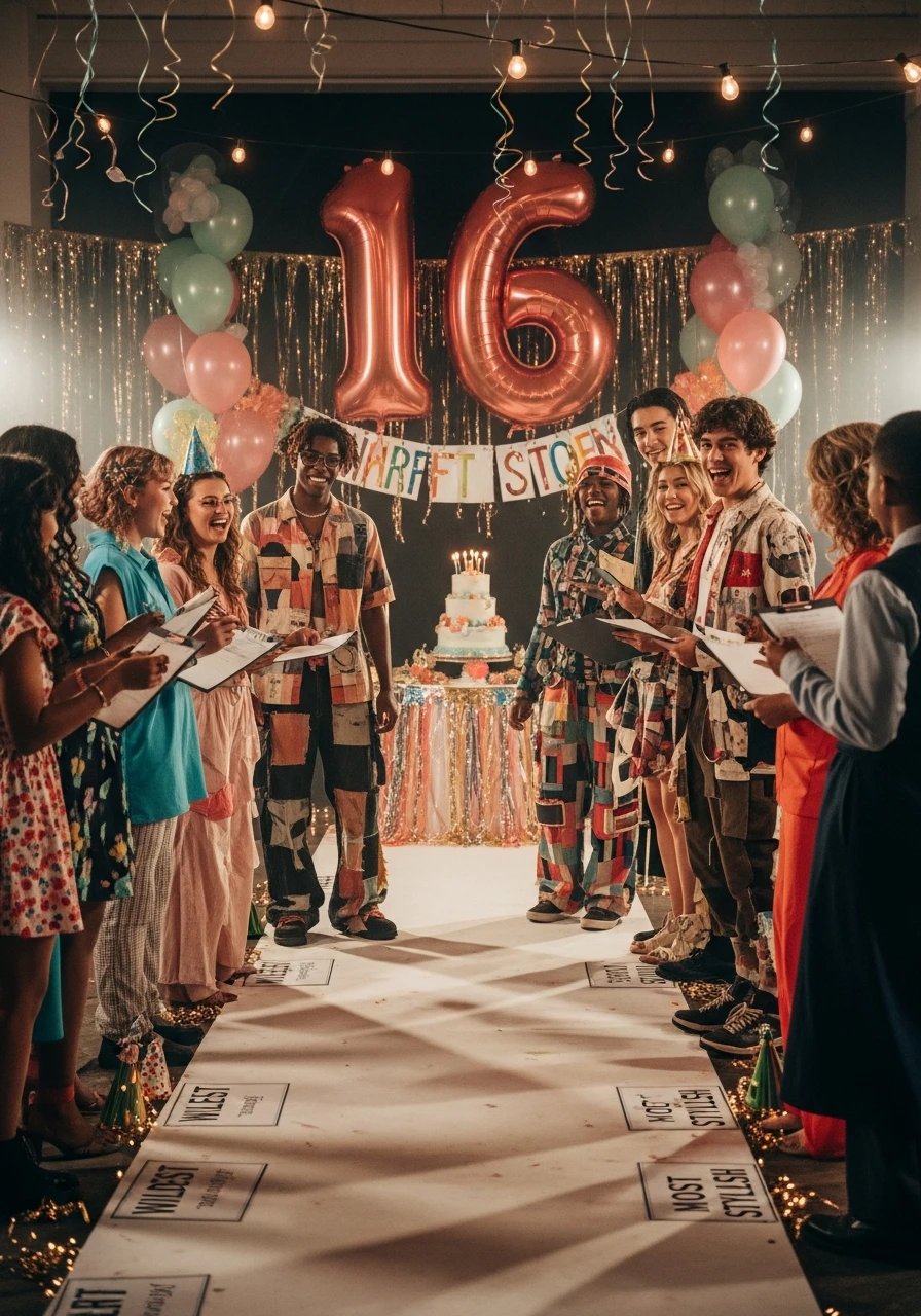 Thrift Store Fashion Show - 50 Best 16th Birthday Party Ideas for an Epic Sweet Sixteen