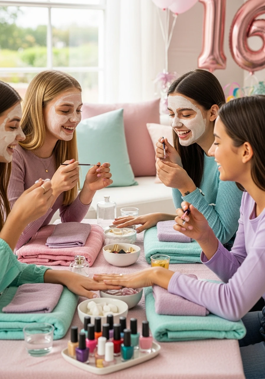 DIY Spa Day Retreat - 50 Best 16th Birthday Party Ideas for an Epic Sweet Sixteen