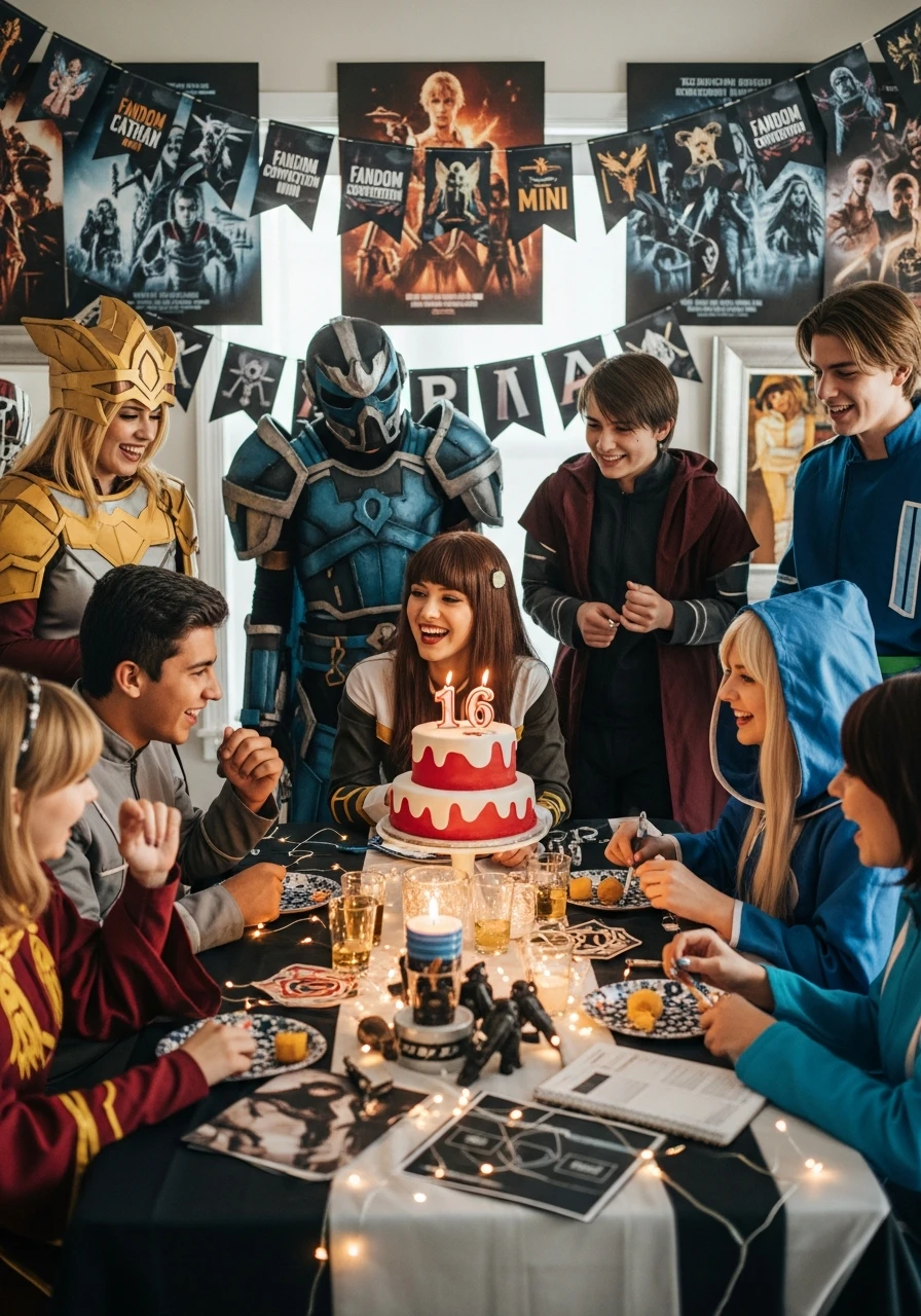 Fandom Convention Mini - 50 Best 16th Birthday Party Ideas for an Epic Sweet Sixteen
