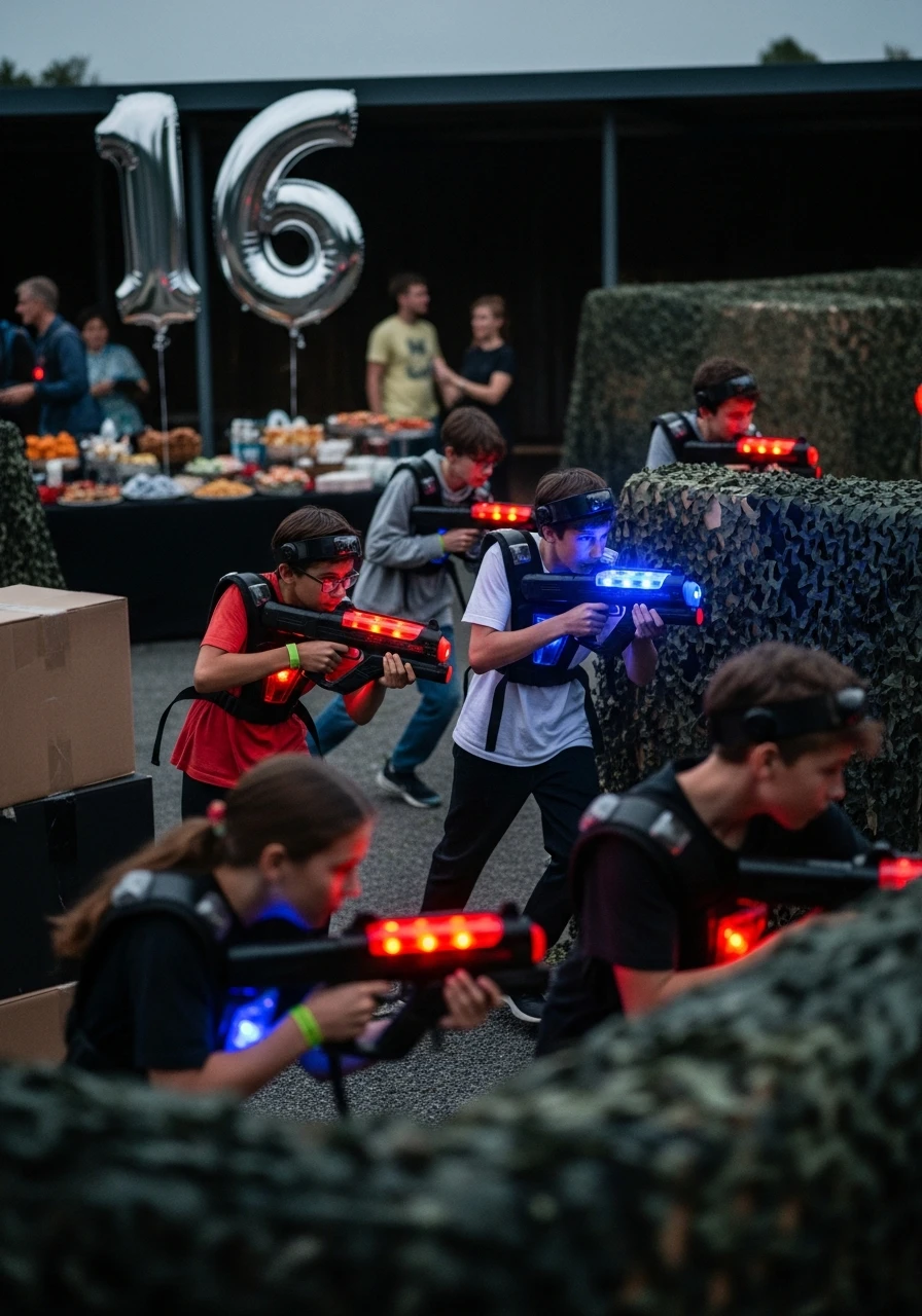 Laser Tag Arena Rental - 50 Best 16th Birthday Party Ideas for an Epic Sweet Sixteen