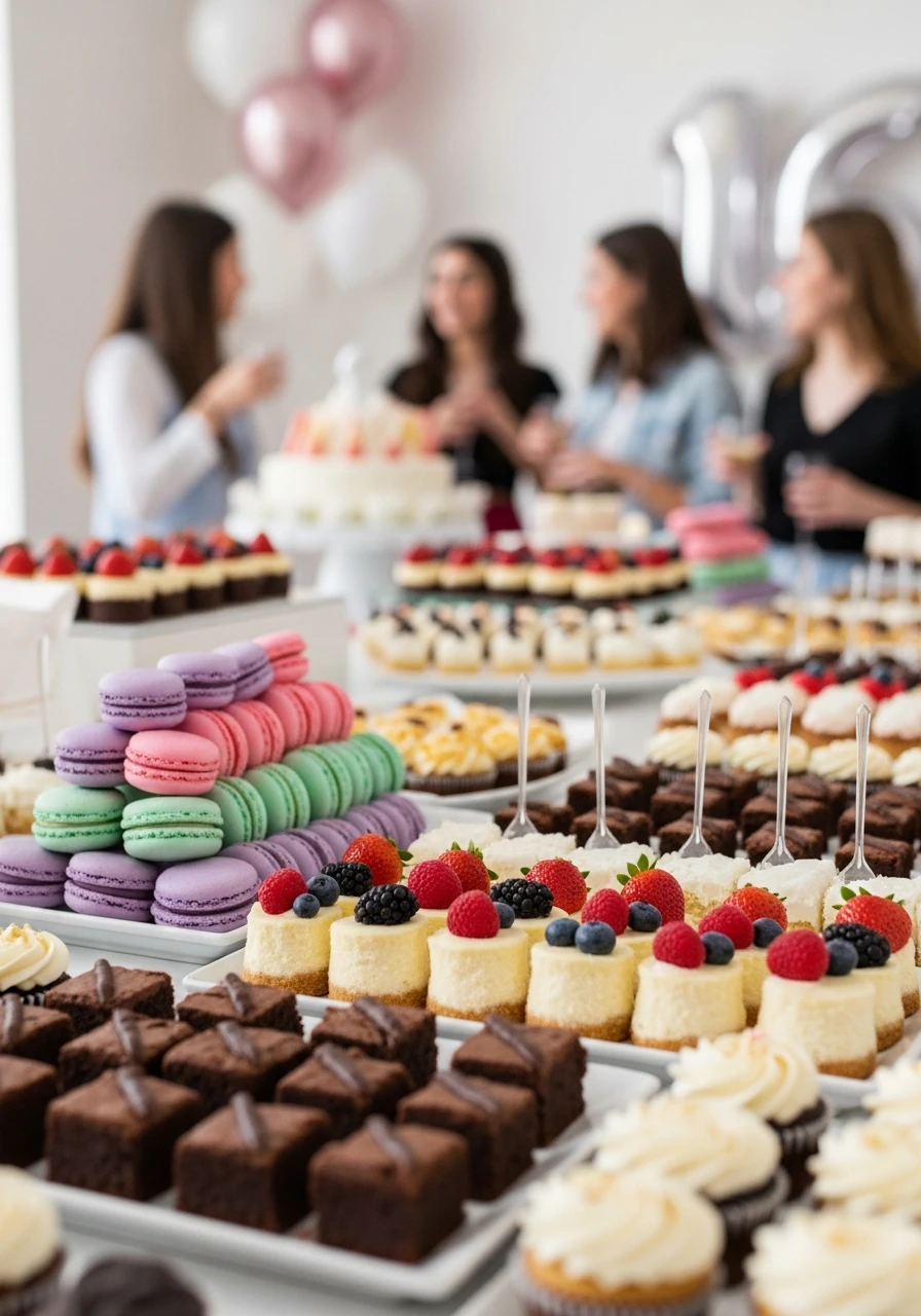 Dessert Tasting Bar - 50 Best 16th Birthday Party Ideas for an Epic Sweet Sixteen