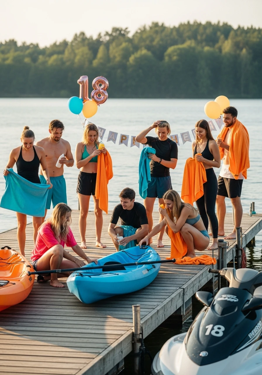 Lake Day Fun - 50 Epic 18th Birthday Party Ideas You Need