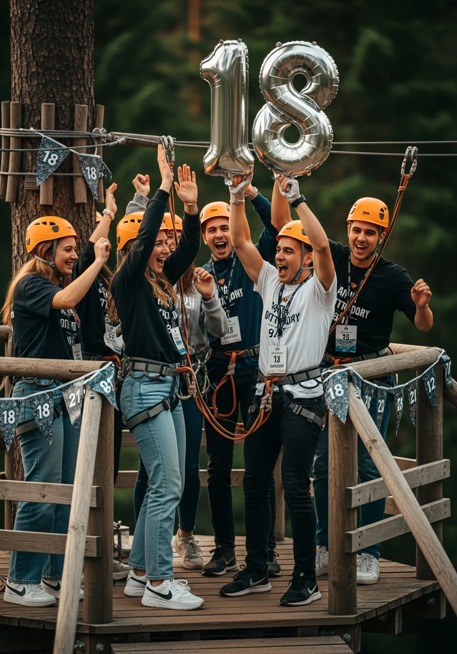 High-Flying Thrills - 50 Epic 18th Birthday Party Ideas You Need