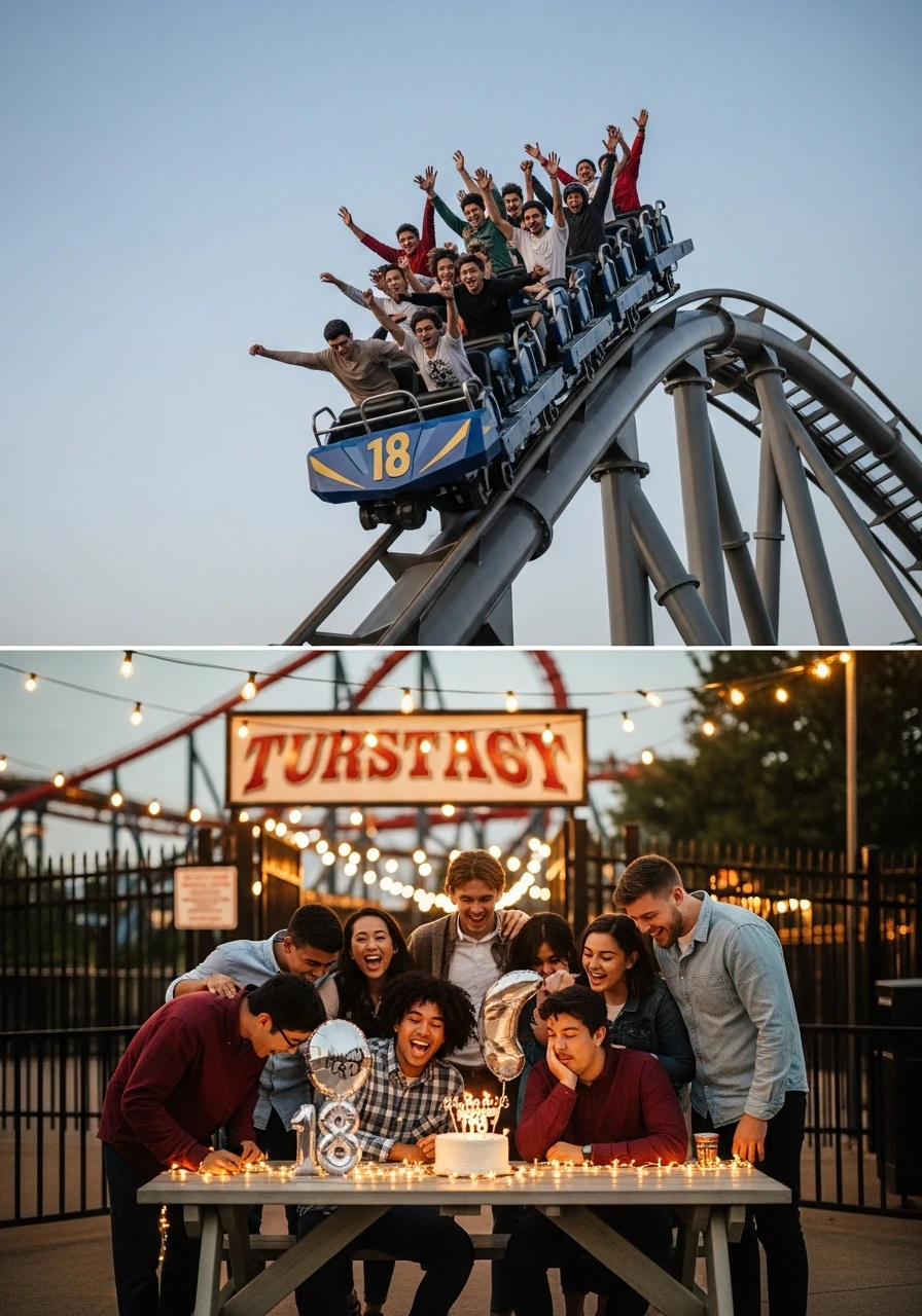 Thrills and Roller Coasters - 50 Epic 18th Birthday Party Ideas You Need