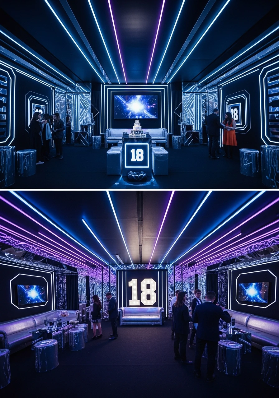 Blast Off Space Odyssey - 50 Epic 18th Birthday Party Ideas You Need