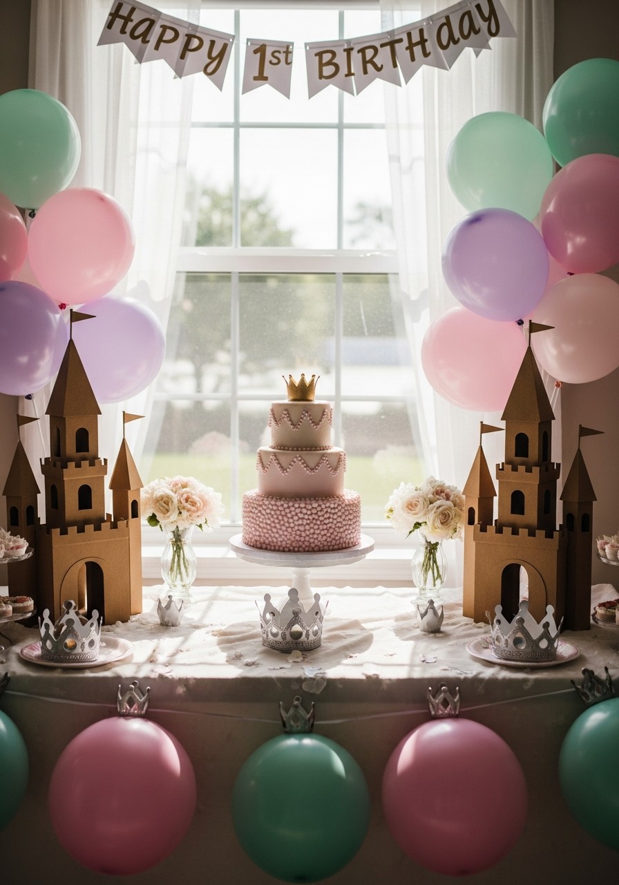 Fairytale Castle Theme - 50 Best 1st Birthday Party Ideas for Your Little One