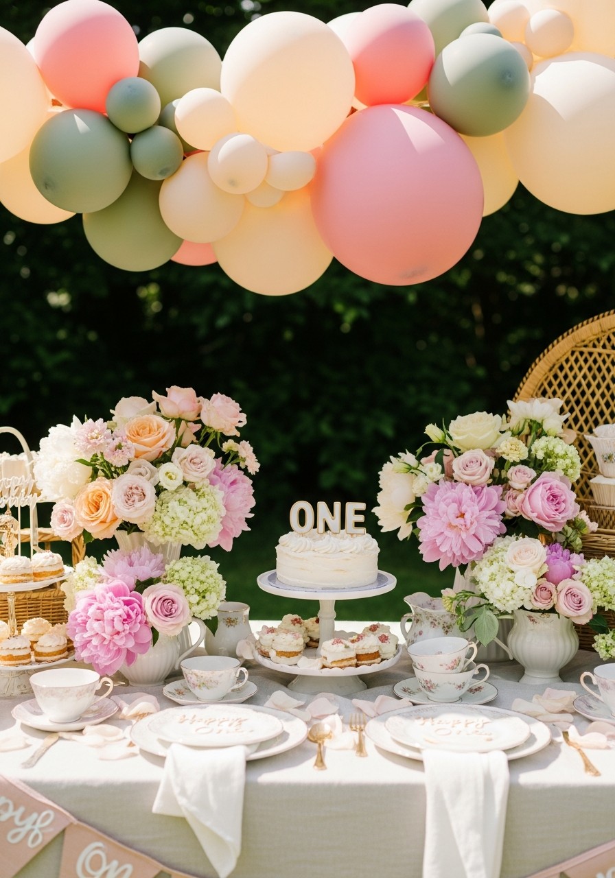Garden Tea Party Theme - 50 Best 1st Birthday Party Ideas for Your Little One