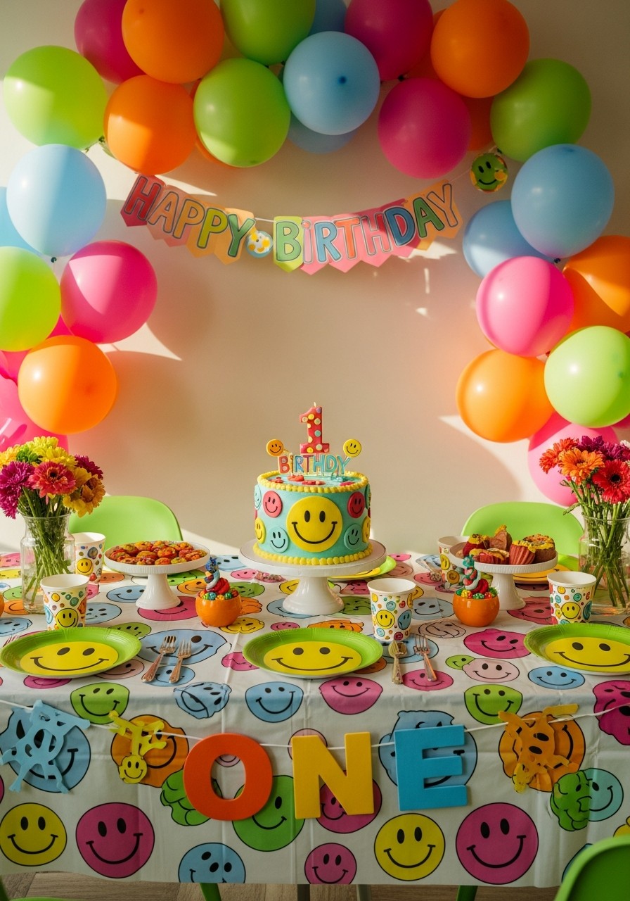 Y2K Retro Theme - 50 Best 1st Birthday Party Ideas for Your Little One