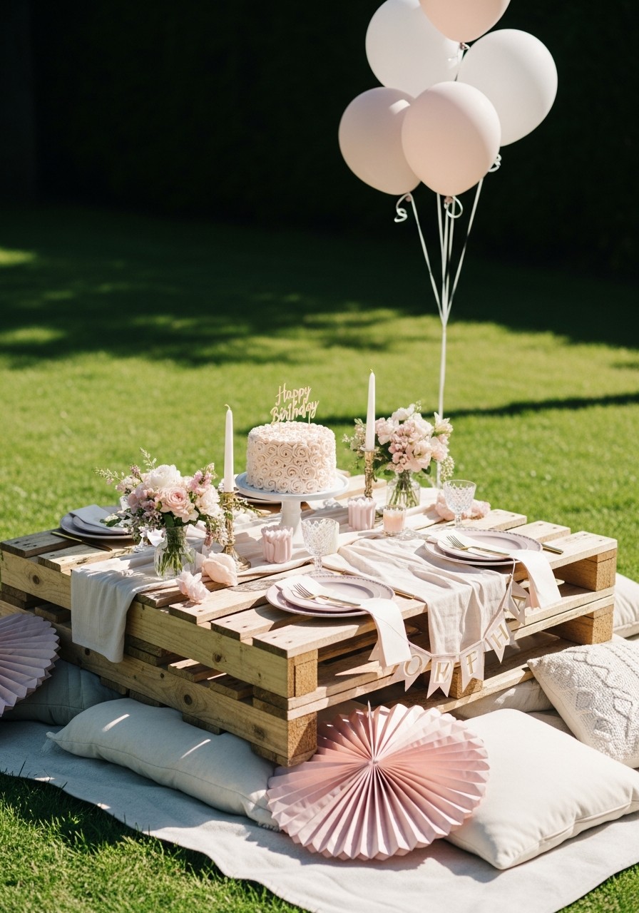 Relaxed Garden Picnic - 50 Best 1st Birthday Party Ideas for Your Little One