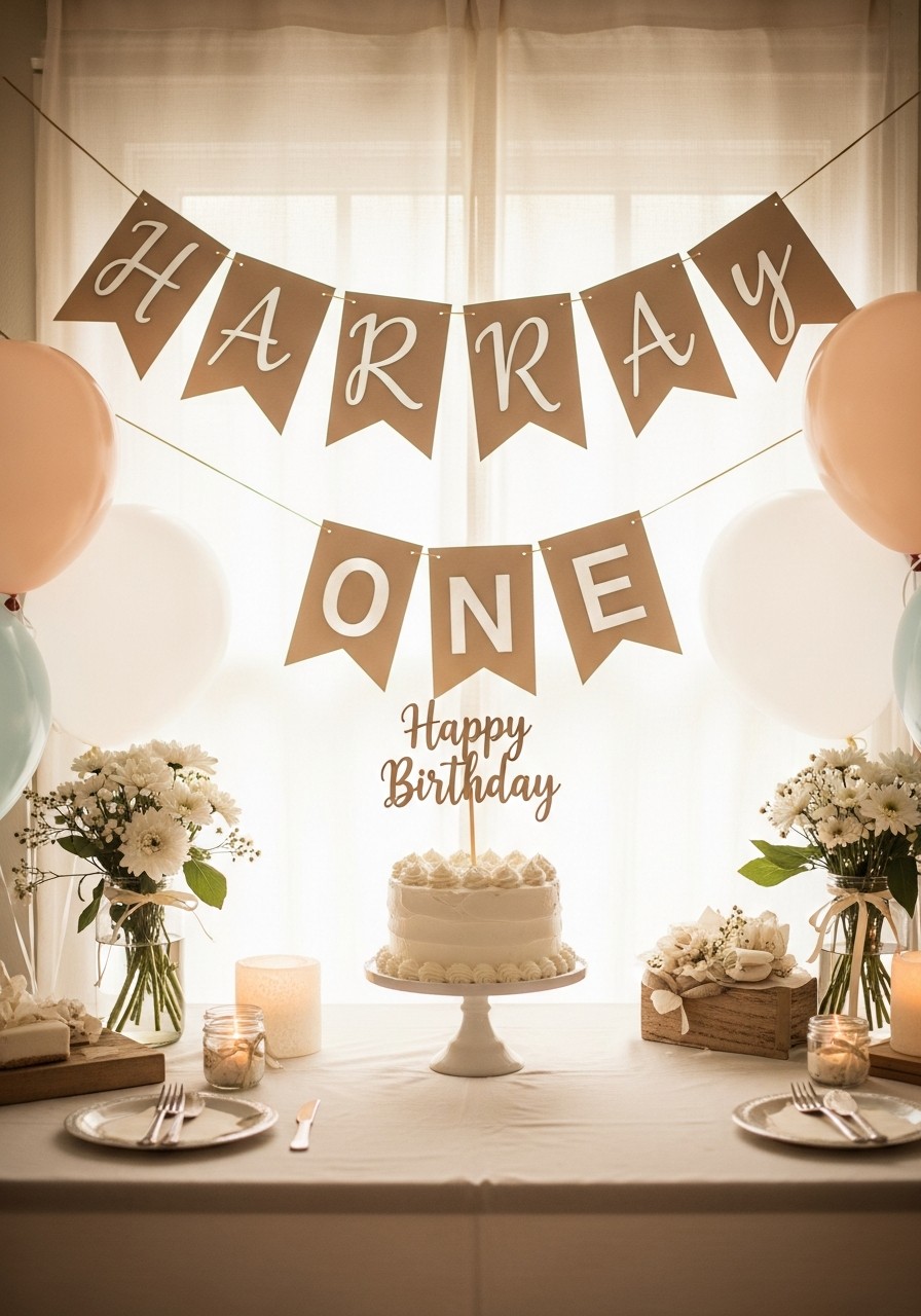 Custom Name Banner - 50 Best 1st Birthday Party Ideas for Your Little One