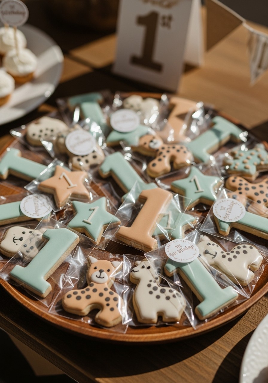 Custom Sugar Cookies - 50 Best 1st Birthday Party Ideas for Your Little One