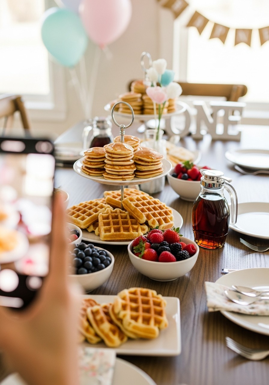 Brunch-Inspired Menu - 50 Best 1st Birthday Party Ideas for Your Little One