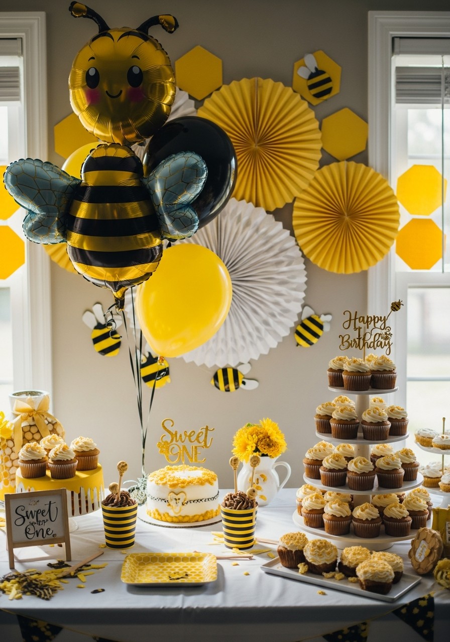 First Bee-Day Theme - 50 Best 1st Birthday Party Ideas for Your Little One