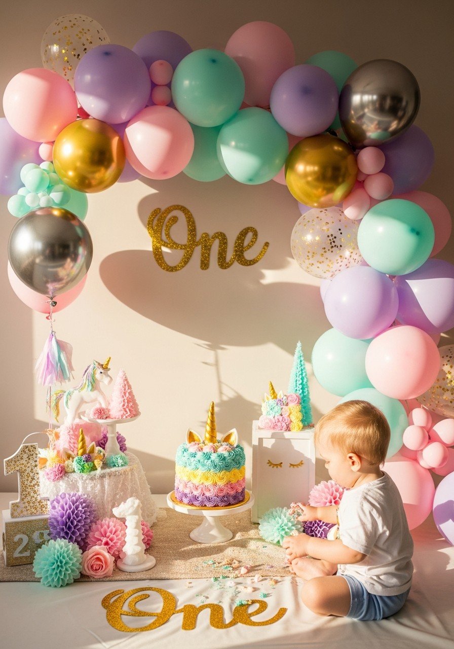 Magical Unicorn Theme - 50 Best 1st Birthday Party Ideas for Your Little One