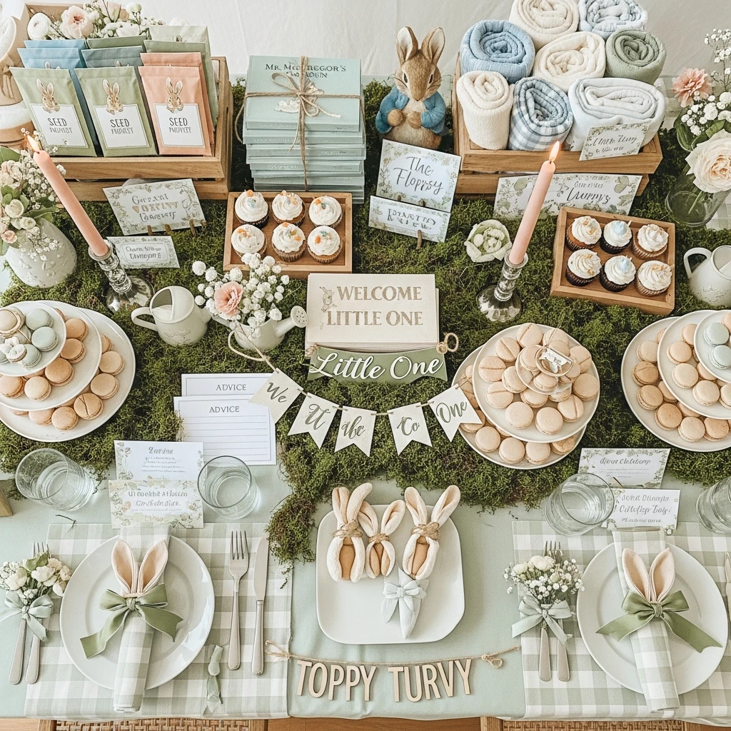 Soft Pastel Color Palette - 50 Peter Rabbit Baby Shower Ideas: The Ultimate Storybook Guide