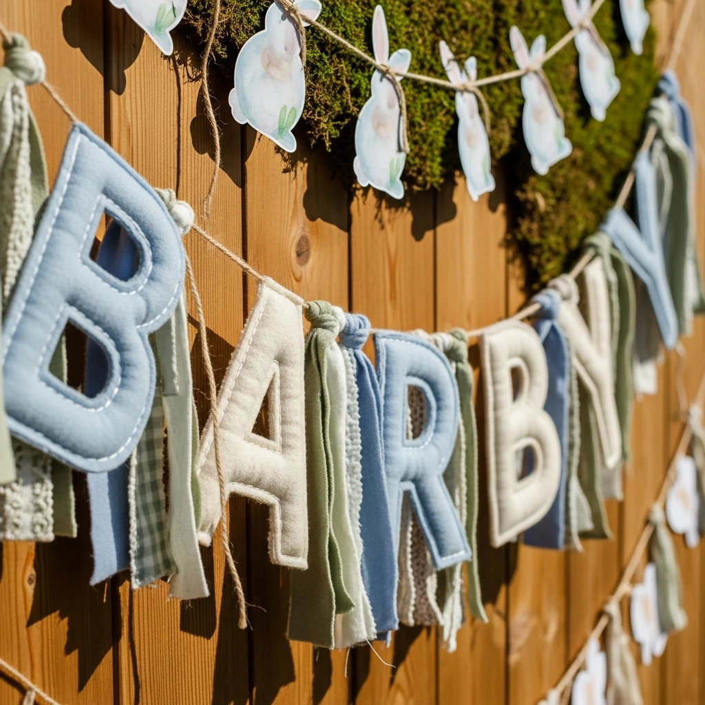 Baby Name Banner - 50 Peter Rabbit Baby Shower Ideas: The Ultimate Storybook Guide