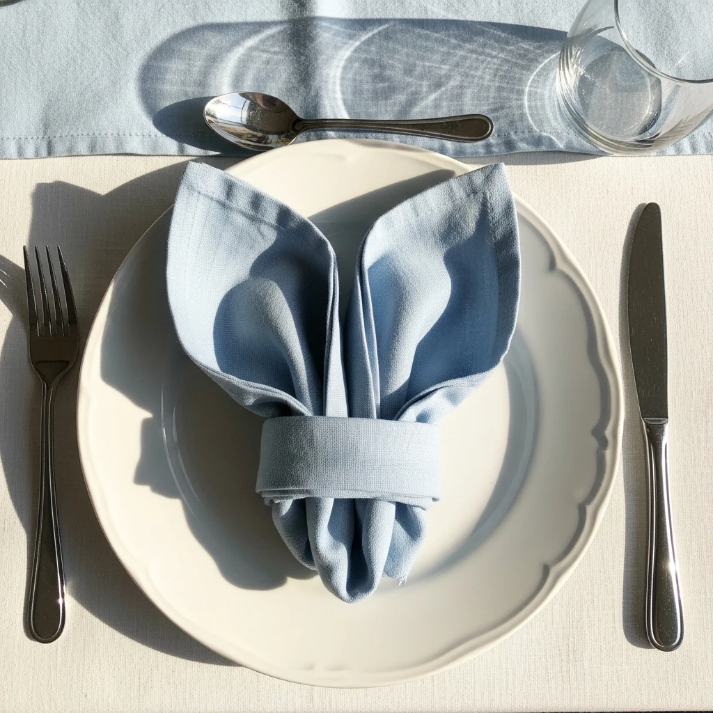 Bunny Ear Napkins - 50 Peter Rabbit Baby Shower Ideas: The Ultimate Storybook Guide