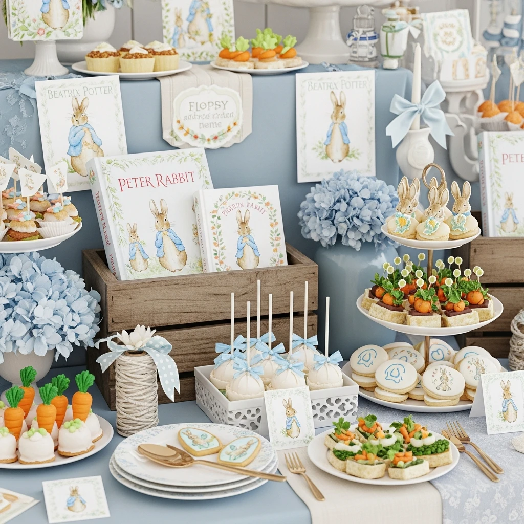 Soft Music Playlist - 50 Peter Rabbit Baby Shower Ideas: The Ultimate Storybook Guide