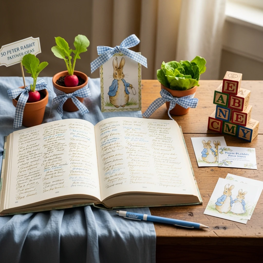 Book Guestbook - 50 Peter Rabbit Baby Shower Ideas: The Ultimate Storybook Guide