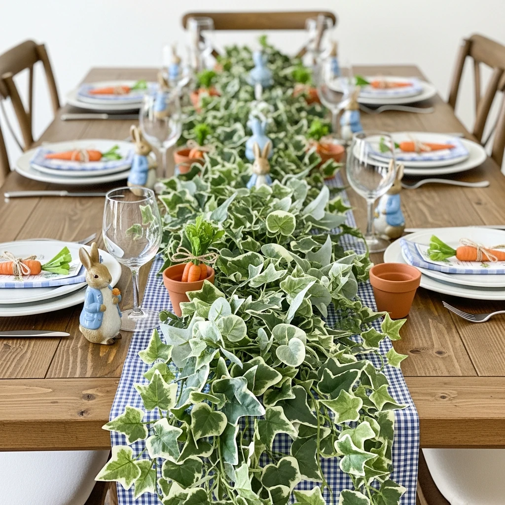 Floral Garland Runner - 50 Peter Rabbit Baby Shower Ideas: The Ultimate Storybook Guide