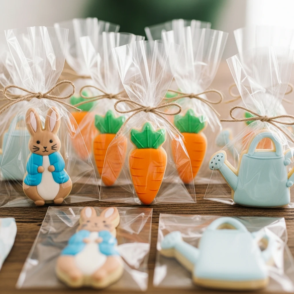 Themed Cookie Favors - 50 Peter Rabbit Baby Shower Ideas: The Ultimate Storybook Guide