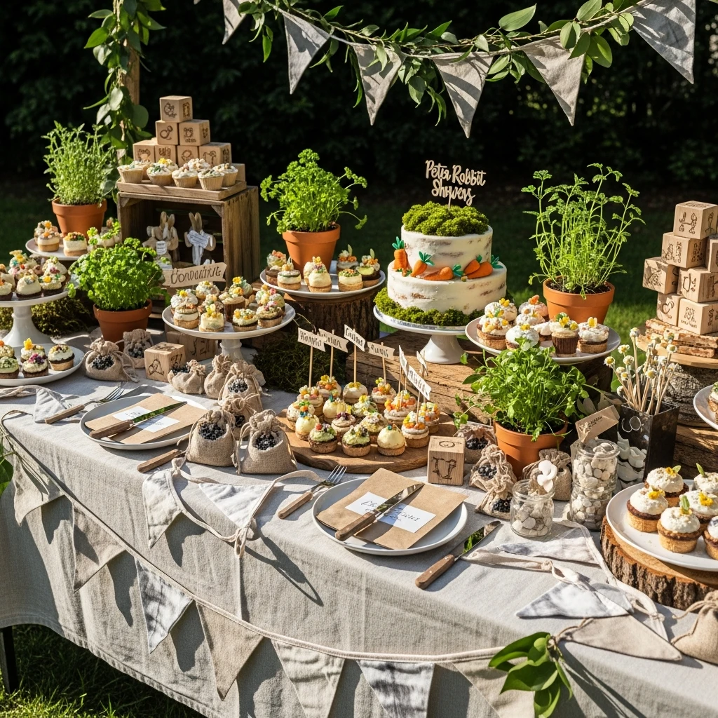Eco-Friendly Decor - 50 Peter Rabbit Baby Shower Ideas: The Ultimate Storybook Guide