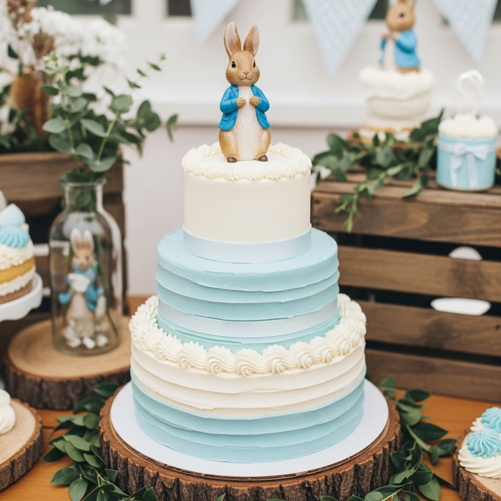 Rabbit Cake Topper - 50 Peter Rabbit Baby Shower Ideas: The Ultimate Storybook Guide
