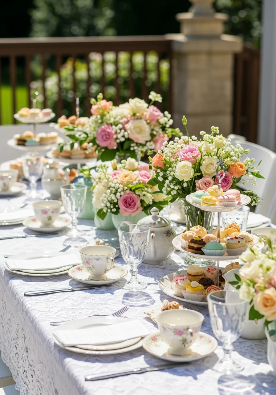 Classic Tea Party - 50 Spring Baby Shower Themes