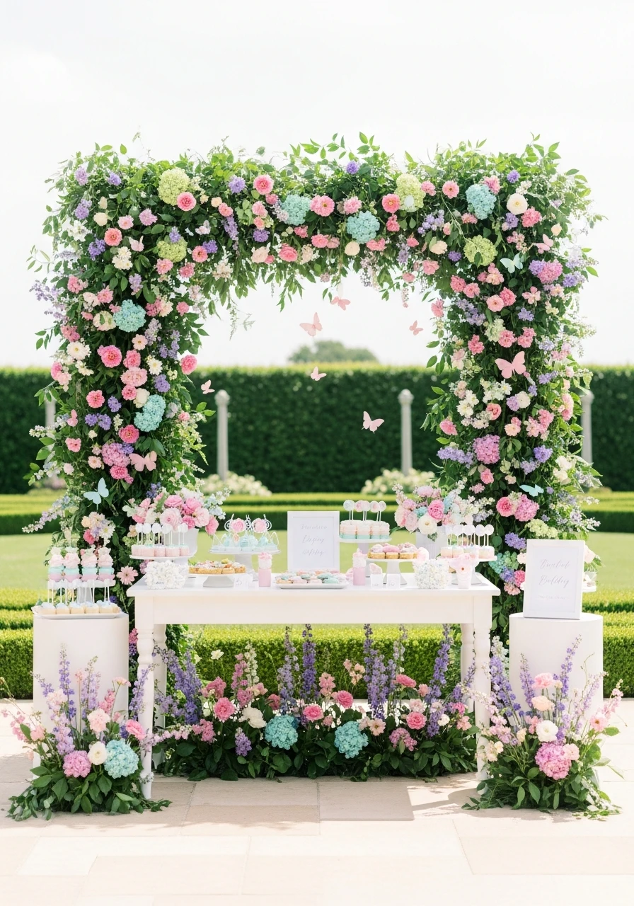 Whimsical Meadow Look - 50 Spring Baby Shower Themes