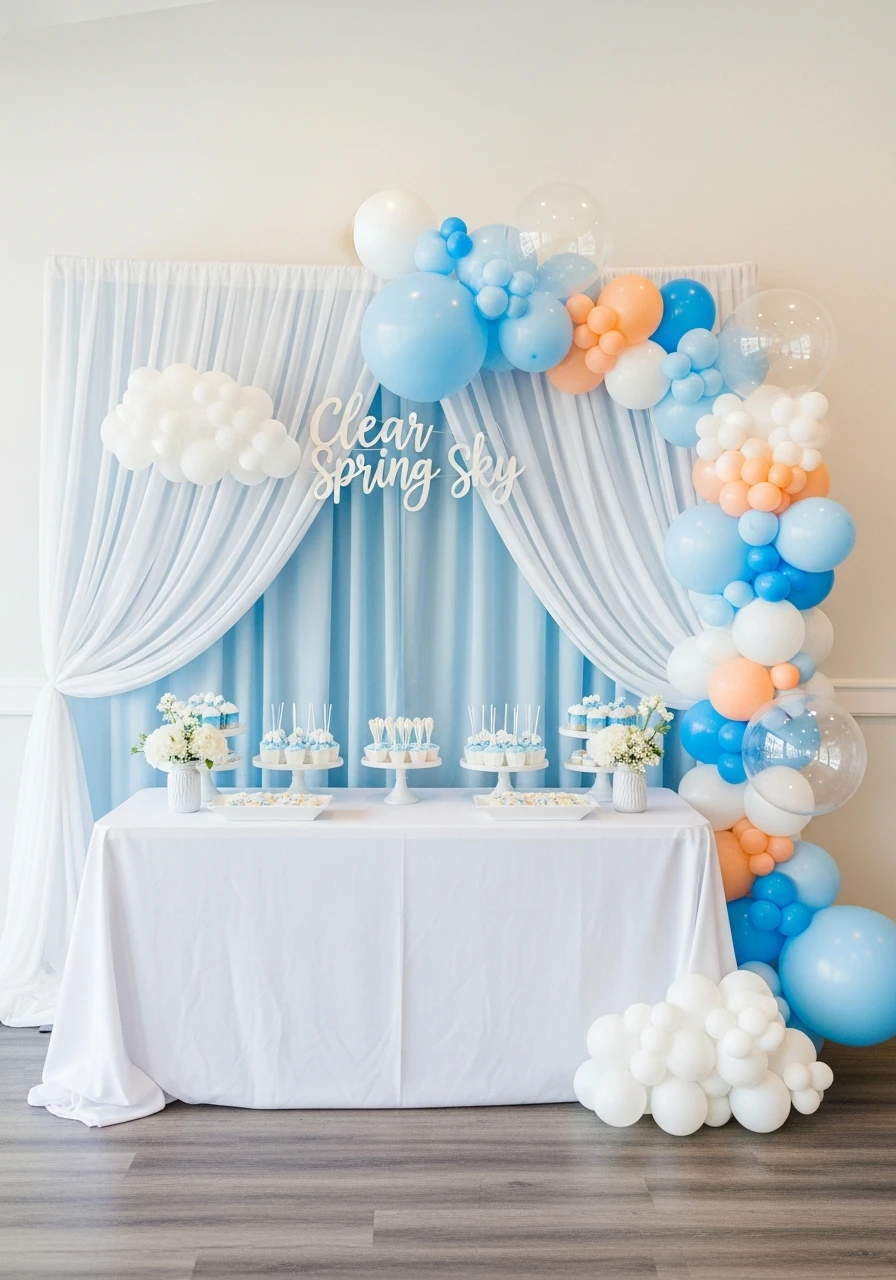Clear Spring Sky - 50 Spring Baby Shower Themes