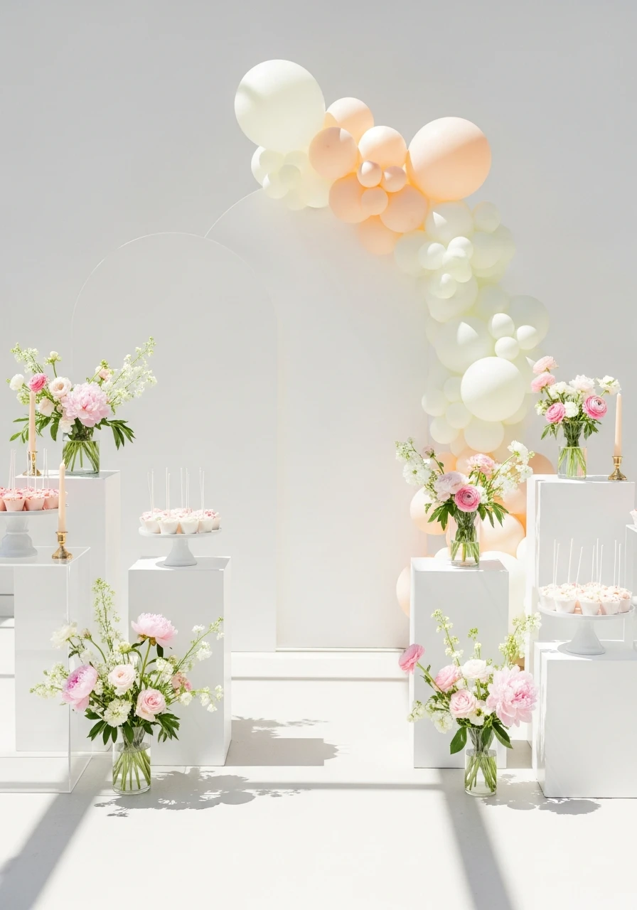 Clean Minimal Florals - 50 Spring Baby Shower Themes