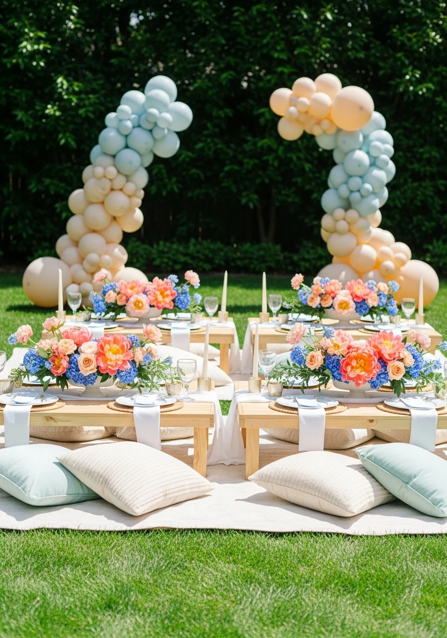 Open Air Lawn Party - 50 Spring Baby Shower Themes