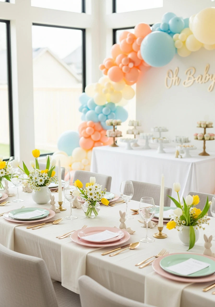 Bunny Rabbit Theme - 50 Spring Baby Shower Themes