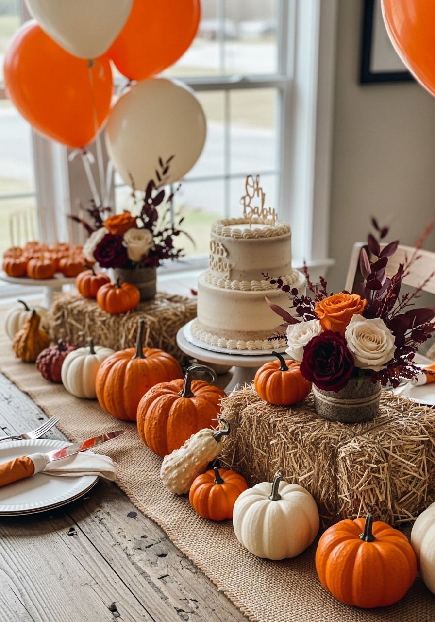 Little Pumpkin Harvest - 50 Unisex Baby Shower Themes