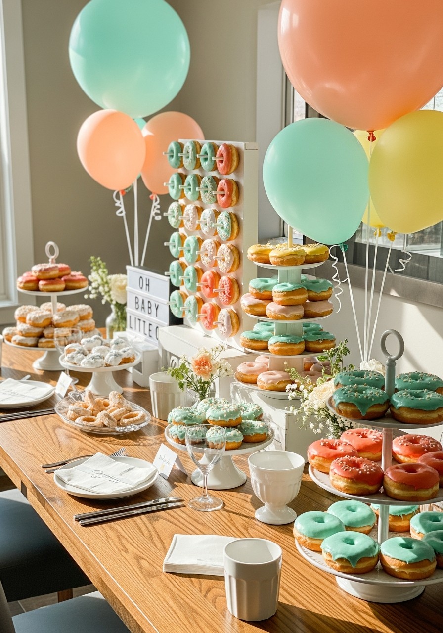 Donut Grow Up Party - 50 Unisex Baby Shower Themes