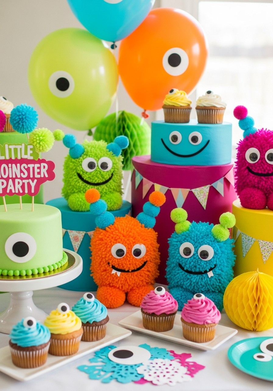 Little Monster Party - 50 Unisex Baby Shower Themes