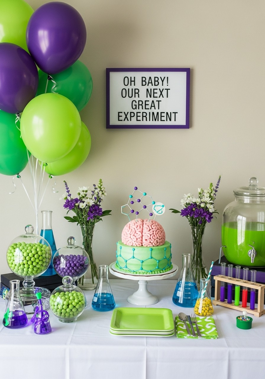 Future Scientist Lab - 50 Unisex Baby Shower Themes