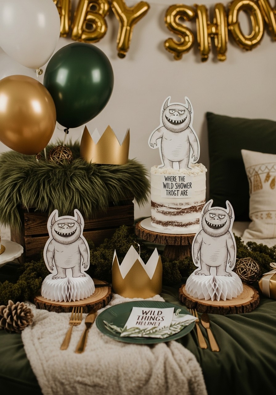 Where The Wild Things Are - 50 Unisex Baby Shower Themes