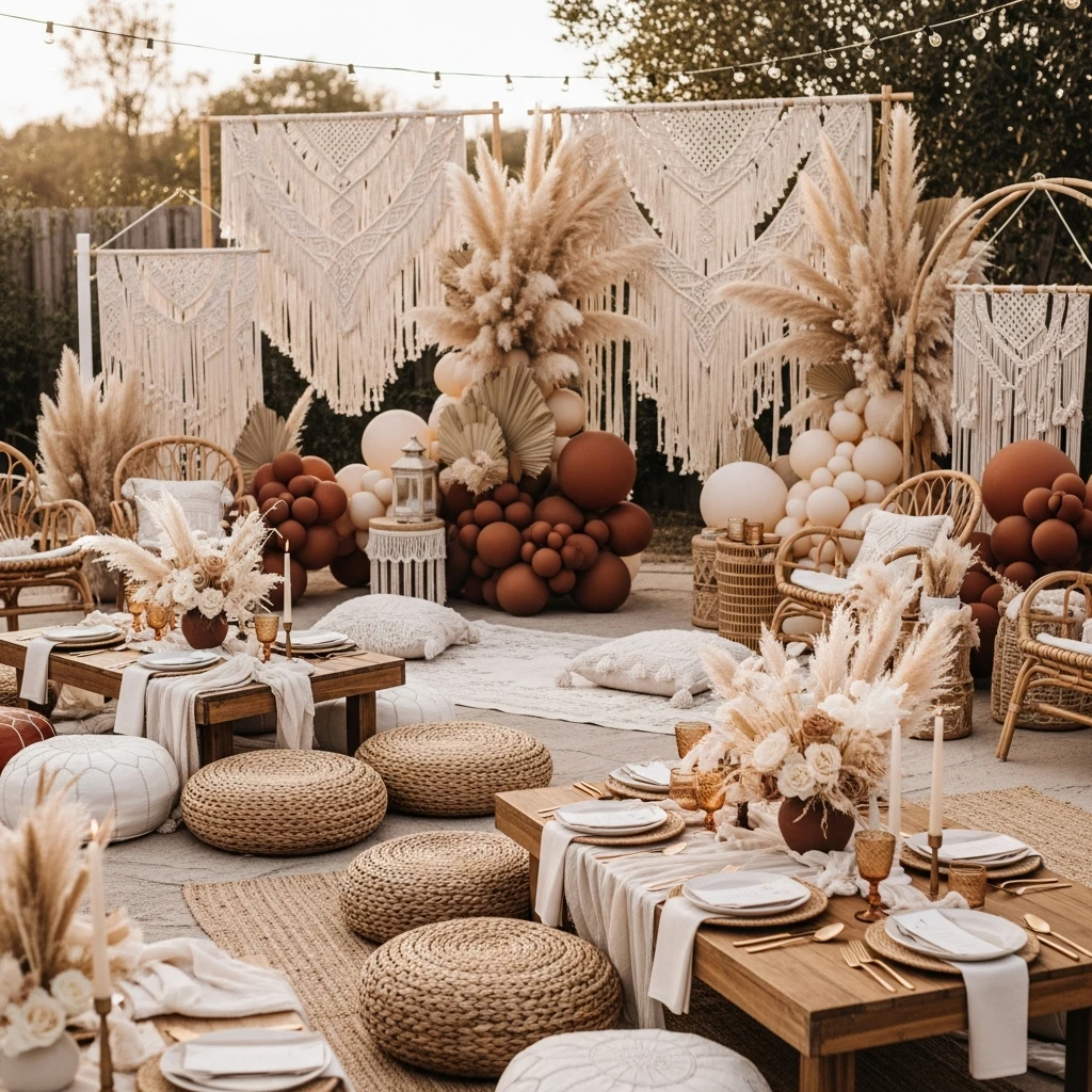 Natural Boho Baby Shower - The Best 50 Baby Shower Themes for an Amazing Party