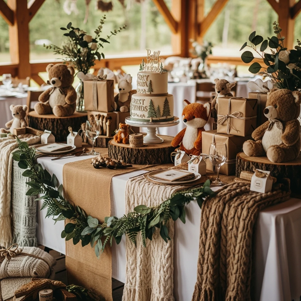 Cozy Forest Friends Shower - The Best 50 Baby Shower Themes for an Amazing Party