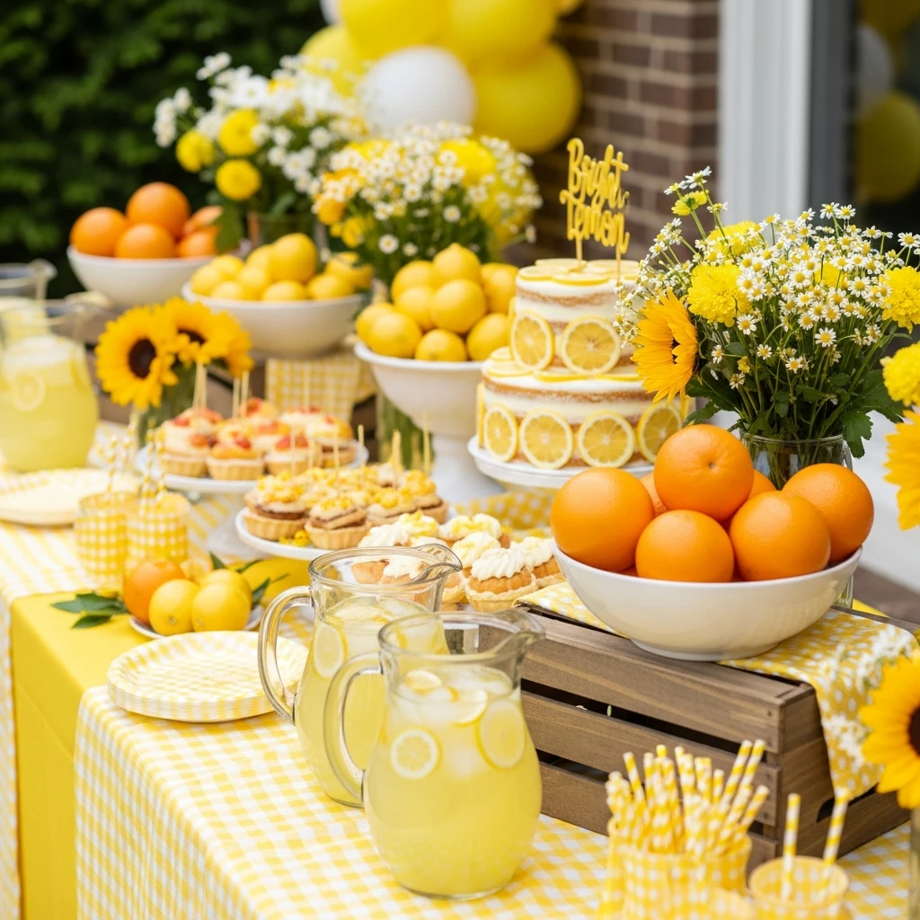 Bright Lemon Theme - The Best 50 Baby Shower Themes for an Amazing Party