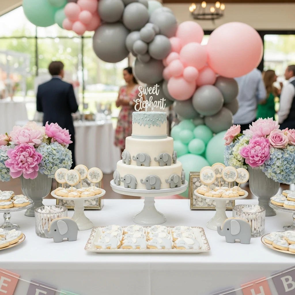 Sweet Elephant Theme - The Best 50 Baby Shower Themes for an Amazing Party