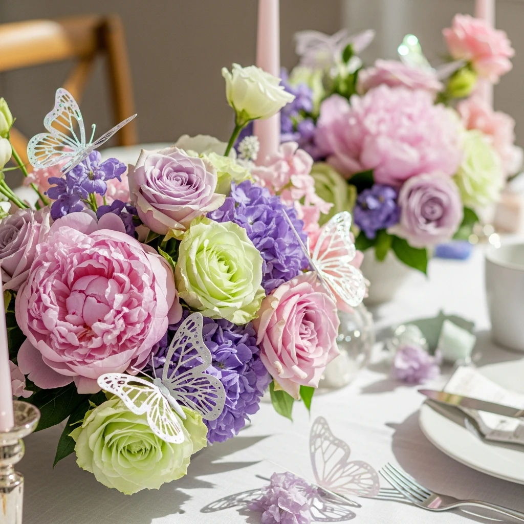 Add Delicate Butterflies - 50 Best Baby in Bloom Baby Shower Theme Ideas for a Perfect Spring Party