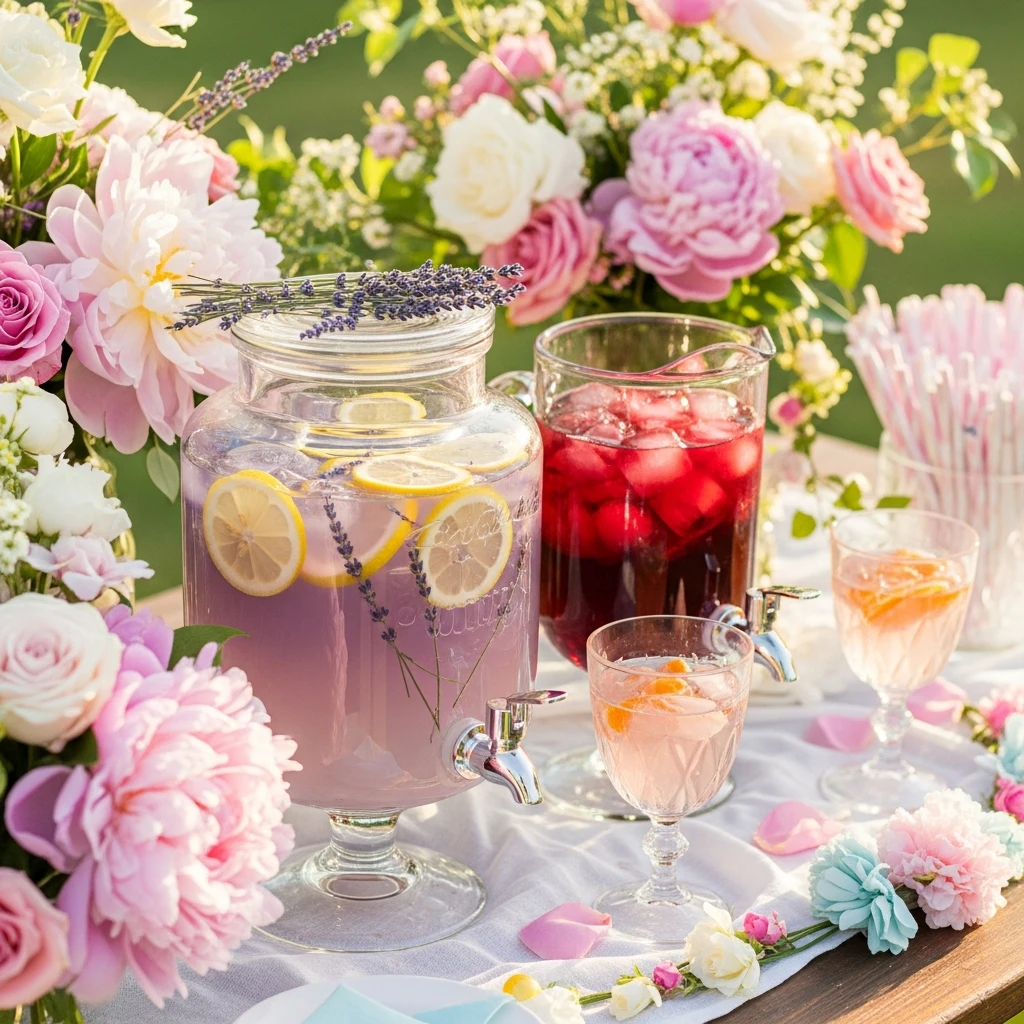 Lavender Lemonade Drinks - 50 Best Baby in Bloom Baby Shower Theme Ideas for a Perfect Spring Party