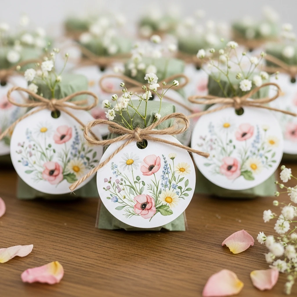 Cute Wildflower Tags - 50 Best Baby in Bloom Baby Shower Theme Ideas for a Perfect Spring Party