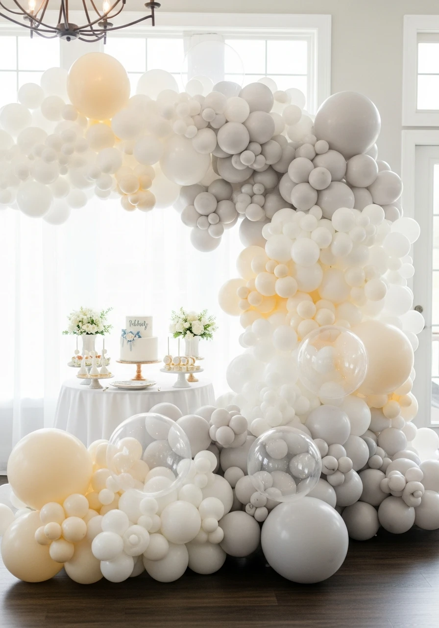 Dreamy Cloud Backdrop - 50 Amazing Balloon Backdrop Ideas for Your Next Party